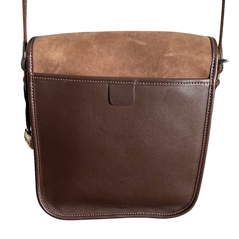 McGuire Nicholas Vintage deadstock suede leather crossbody purse saddle bag - Picture 8 of 12